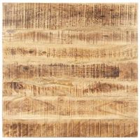superficie de mesa madera maciza de mango 15-16 mm 80x80 cm vidaxl