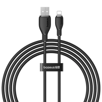 Cable Baseus Ultra-Rápido 2.4A USB-A a iP Carga Rápida Transmisión de Datos Núcleo de Cobre Longitud 1M/2M para iPhone 1
