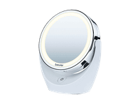 espejo luminico - beurer sr-bs788 cara 5x zoom luz led 11 cm diametro blanco