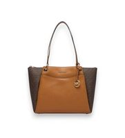 michael kors para mujer 30t6gx5t7b bolso tote may grande marron osfa casual piel
