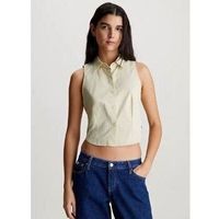calvin klein jeans camiseta camisa calvin kelin woven label mujer para mujer