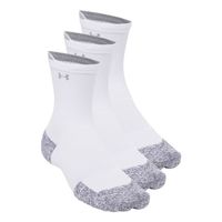 under armour velociti run cush crew 3pack calcetines para correr unisex - blanco blanco