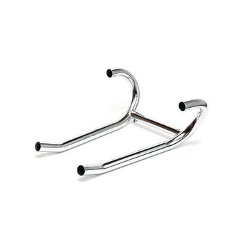 Tubo de escape BMW R Boxer 2V 40mm kit tubo cruzado cromo