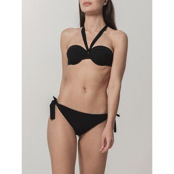 Luna Splendida Bañador Blue Sense Splendida Negro Preformado Bandeau Top de para mujer