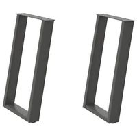 patas para mesa comedor forma u 2 uds  patas para mesa antracita 50x72-73 cm