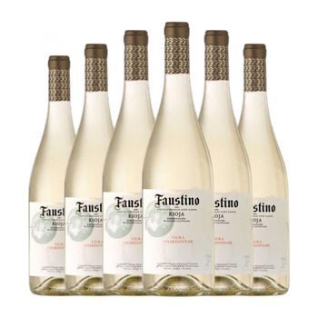 Faustino Vino Blanco Rioja Joven 75 Cl 12.5% Vol. (pack De 6 Unidades)