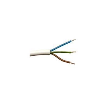 Manguera Electrica 3x15 Blanca Rollo 100mt