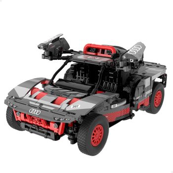 RASTAR - Coche para montar, Audi RS Q e-tron, 1432 piezas, licencia oficial, escala 1:14, con pegatinas, Carlos Sainz, coches de juguete, juegos de construcción para niños, coche desmontable juguete,