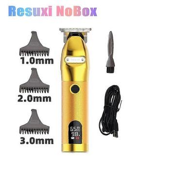 Afeitadoras Cortadora De Pelo Eléctrica Profesional, Recargable, Recortadora De Barba Para Hombres, Máquina Cortadora De Cabello Inalámbrica, Corte De Barba Y Cabello De Barbero