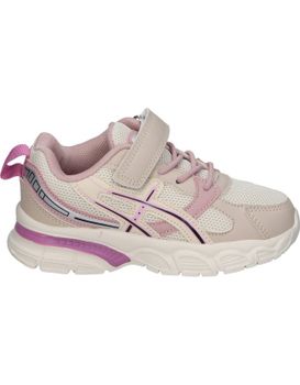 Zapatillas Para Niña Pekes 8016 Beige Y Rosa 28