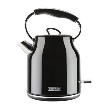 Bourgini Nostalgic Deluxe Hervidor de Agua 1.7L 2200W Negro