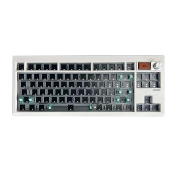 KIT de teclado mecánico GMK87 con pantalla de visualización, estructura de junta retroiluminada RGB, teclado de intercambio en caliente para juegos a través personalizado