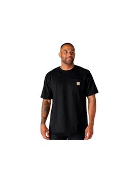 Camisa Carhartt Dearborn Relaxed Pocket Negro Hombre