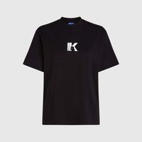 karl lagerfeld camiseta klj slim ss k logo tee para mujer