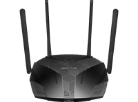router - mercusys mr80x ax3000 wi-fi 6 doble banda 3 gbits wpa3 mu-mimo y ofdma negro