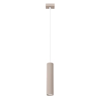 Lámpara de techo gris pardo aluminio alt. 118 cm