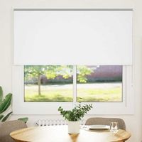 estor enrollable  estor persiana  cortina enrollable opaco blanco 155x130 cm tela ancho 1516 cm