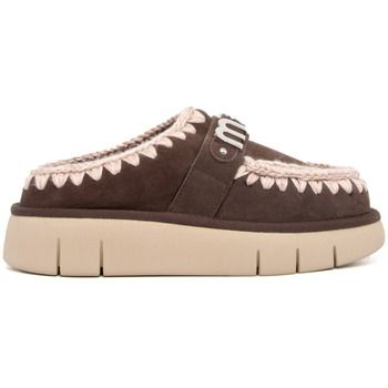 Mou Zuecos BOUNCE CLOG METAL LOGO para mujer