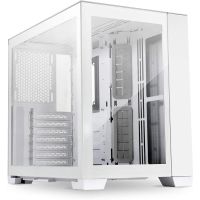 lian-li o11 dynamic mini snow cristal templado usb-c31 blanca