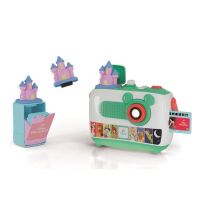 clementoni disney princess set de accesorios para proyector cuentos 5 historias con tarjetas de diapositivas color lila