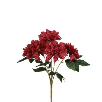 Tallo de dalia artificial roja h45