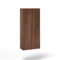 armario de bano de pared en mdf en roble oscuro