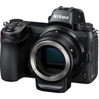 nikon z 6 mirrorless camera with ftz mount adapter