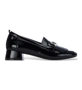 Carmela para mujer. 16436201-NEGRO Mocasines de Piel 164362 negro (38), 3 a 5cm, Ninguno, Casual, Clásico, Charol