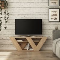 mueble para tv de diseno madera 110 cm