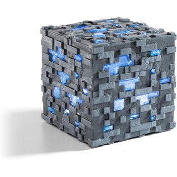 Réplica Diamond Ore Con Luz Minecraft 10 Cms