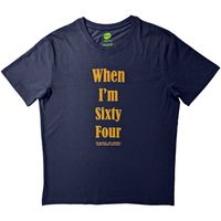 the beatles tops y camisetas when im sixty four para hombre