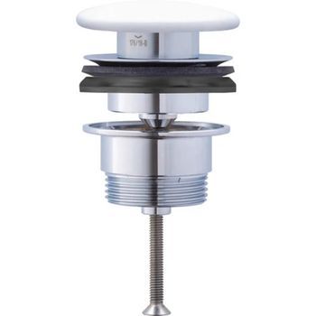 Válvula Push-open Duravit Con Tapa De Válvula Cerámica, Blanco, 0050790000