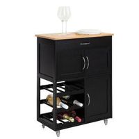 sobuy fkw45-sch carrito de cocina carrito de servir con 3 puertas y 1 cajon l67cmxh87cmxd38cm es
