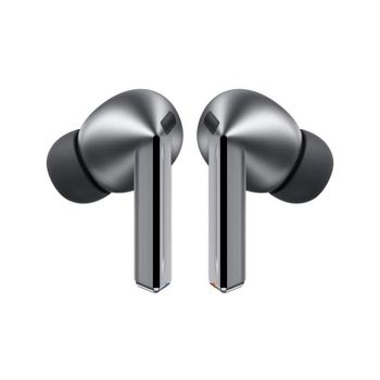Auriculares Galaxy inalámbricos TWS Bluetooth cancelación activa de ruido micrófono plata