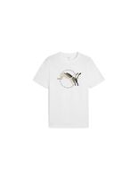 camiseta puma graphics multiplecat logo tee blanco