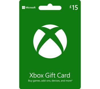 MICROSOFT Xbox Live Gift Card - £15