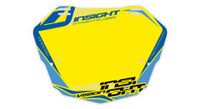 placa insight  strong vision 2   strong  mini cruiser amarillo azul