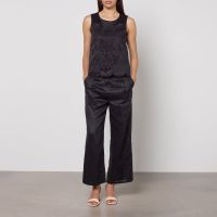 max mara studio efeso broderie anglaise top - uk 10