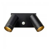 aplique de exterior con sensor taylor 2 luces