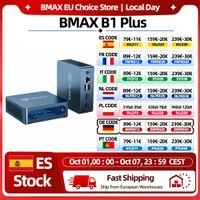 bmax b1 plus pc con windows 11 procesador intel j3355 6 gb de ram 128 gb de rom hdmi usb wi-fi compatible con 4k a 60 hz tarjeta grafica intel hd graphics 500 mini pc