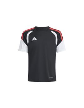 Camiseta de Fútbol adidas Tiro26L Jsy Infantil Negro/Rojo