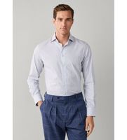 hackett london para hombre hm3010751 camisa wide stripe azul m casual algodon clasico manga larga