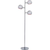 lampara de pie calotta 151cm cromo kare design