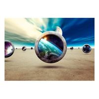 papel pintado 3d - paseo de los planetas 350x245 cm