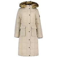 superdry abrigo de plumas everest longline para mujer