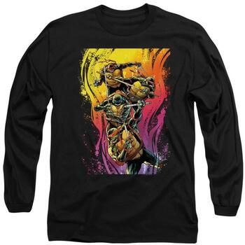 Teenage Mutant Ninja Turtles Camiseta manga larga Hot Rainbow Warriors para mujer