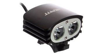 Luz frontal recargable neatt de 2000 lumenes con bateria externa