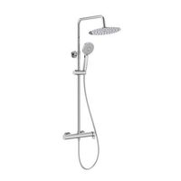 roca a5a9a6ec00 vega plus round columna de ducha monomando cromo