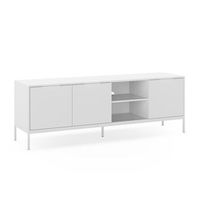 mueble tv auri 3 puertas color blanco