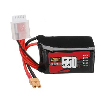 Batería LiPo ZOP Power 6S 22.2V 550mAh 95C 12.21Wh con enchufe XT30 para BabyApe Ⅱ II RC Drone FPV Racing